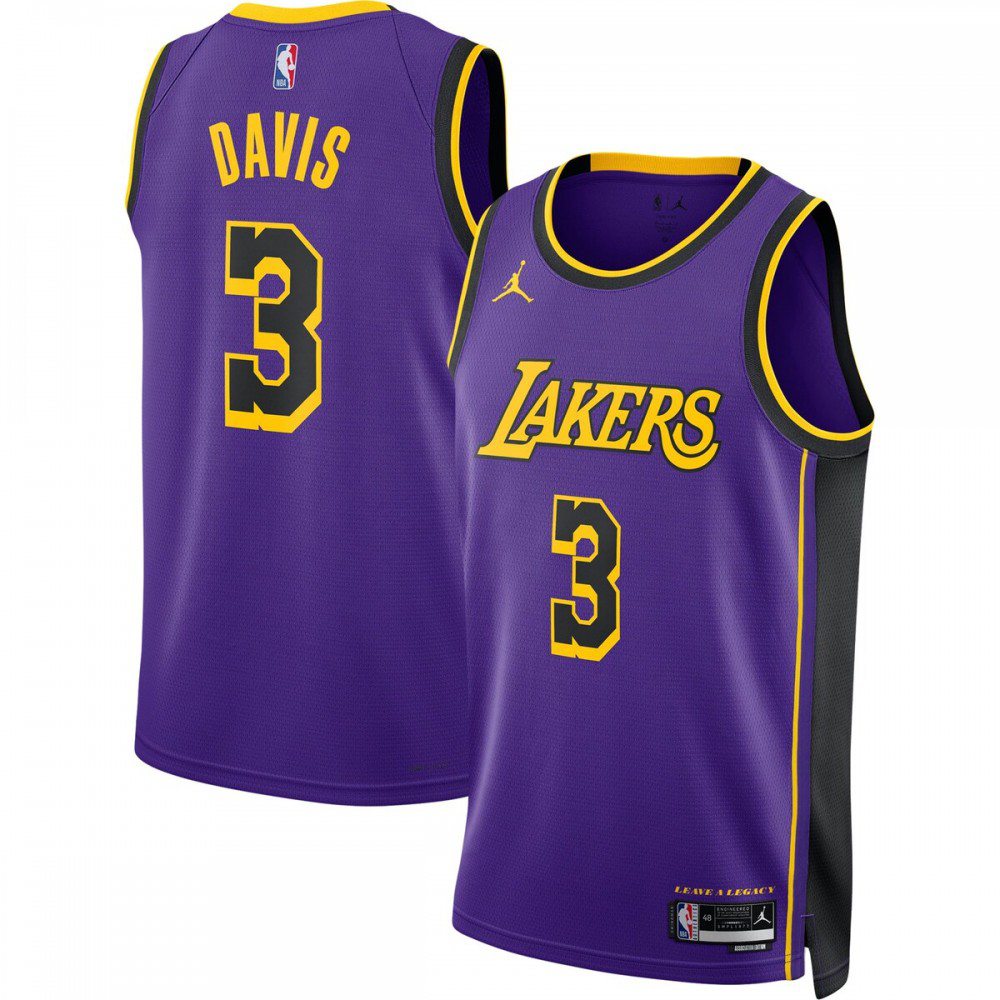 Anthony Davis Los Angeles Lakers Jordan Brand 2022/23 Statement Edition Swingman Jersey - Purple-Pro Kit Vault | Brand New 26/27 Sports Jerseys